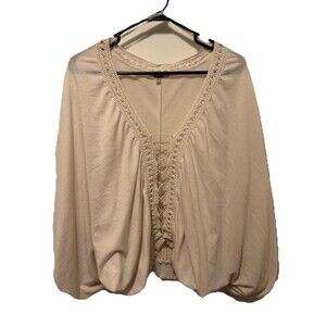 Women’s Boho Hippie Peasant Gimmicks BKE Dolman Sleeve Top Size XS
